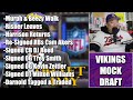 7 round minnesota vikings mock draft free agent crushes best player available bpa