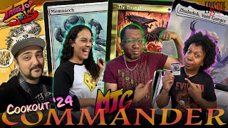 MTG Commander Gameplay | Memnarch v First Sliver v Zhulodok v Gishath | The Cookout ‘24 |TTJ ep69