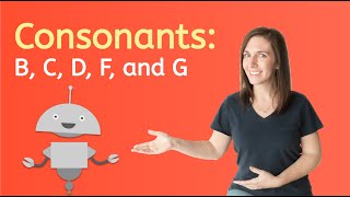 Five Consonants: B, C, D, F, and G