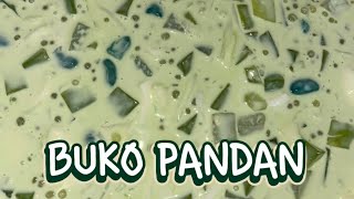 BUKO PANDAN SALAD FILIPINO RECIPE | EASY RECIPE #bukosalad #bukopandansalad #bukopandanrecipe