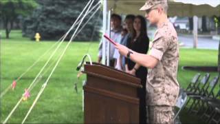 Master Gunnery Sgt. Brown's Promotion and Award