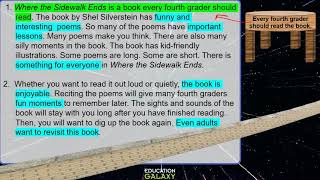 4th Grade - Reading - Supporting Points - Topic Overview