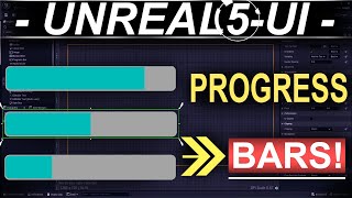 Unreal-5 Menu UI:  PROGRESS BARS Explained (60 SECONDS!!)