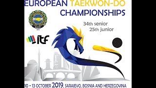 ITF TAEKWON-DO EUROPEAN CHAMPIONSHIP 2019 / Day 1 / Central RING 1