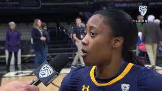 Cal Women's Basketball: Asha Thomas on bouncing back from loss to Utah