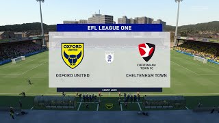 FIFA 22 | Oxford United vs Cheltenham Town - EFL League One | Gameplay
