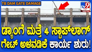 TB Dam: ಡ್ಯಾಂನ 19ನೇ ಕ್ರಸ್ಟ್‌ ಗೇಟ್​ಗೆ ಇಂದು‌ ಮತ್ತೆ 4 ಎಲಿಮೆಂಟ್ ಅಳವಡಿಕೆ ಕಾರ್ಯ ಆರಂಭ| #TV9D