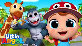 Quiet And Loud Animals | Baby John Sing Along | Little Angel Kids Songs And Nursery Rhymes
