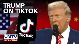 TikTok, posibleng panatilihin sa Estados Unidos—Trump