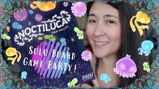 Noctiluca | Solo Board Game PaRTy!!! (Playthrough and Review/ Tutorial, yup!) 🐠🐟🐙