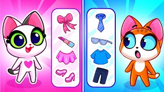 Dress Up Like Mom and Dad 👢 Dress Up Cartoon 👕 Clothes for Kids | Educational Cartoons for Kids