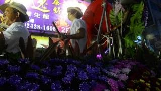 2013基隆中元祭主普謝姓宗親會放水燈遊行-三坑得意堂大鼓弄 行經覺修宮