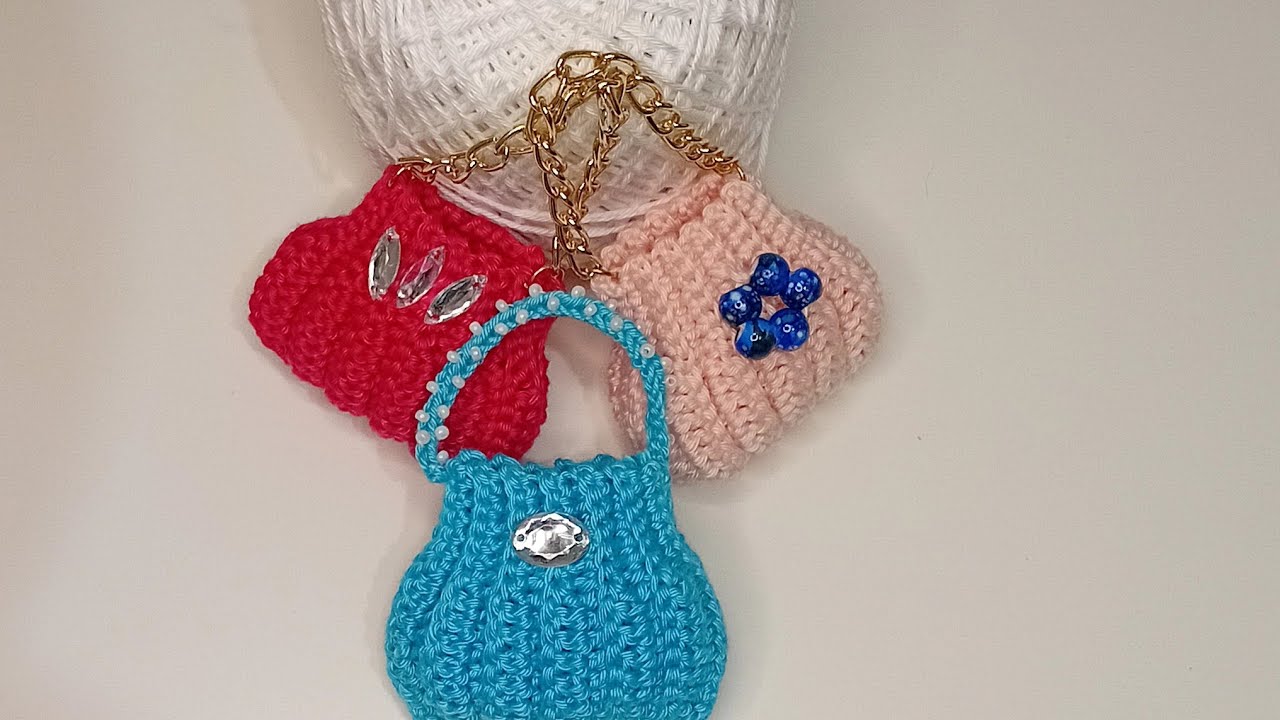 Tutorial Mini Bag Crochet Youtube
