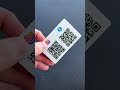 QR code digital business card