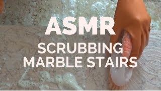 ASMR Scrubbing Marble Stairs 🔊🎧