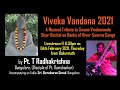 Viveka Vandana 2021 || Sitar Recital Tribute to Swami Vivekananda by Pt. T Radhakrishna || 04th Feb