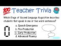 teacher trivia 6 intermediate level