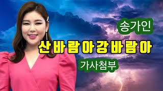 송가인 산바람아 강바람아