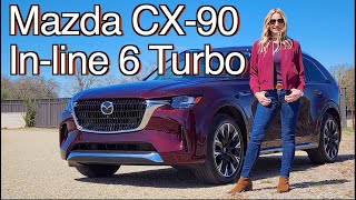 All-New 2024 Mazda CX-90 Turbo review // Is this a luxury SUV?