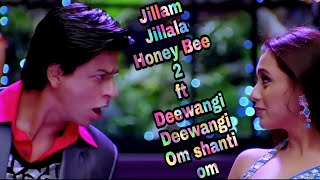 Shah Rukh Khan songs | Jillam jillala honey bee 2 | Om shanti om Deewangi | whatsapp status| #shorts