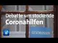 Debatte um Coronahilfen - Betriebe in Not