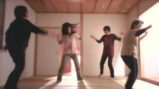 ホホハハダンス　笑いヨガリーダー養成講座2015.3.22 LYLThohohaha grounding dance