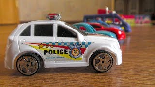 Video for kids: Various Toy Cars Driving on Their Own