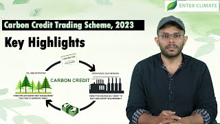 Key Takeaways from Carbon Credit Trading Scheme |Carbon Credit Trading in India| Enterclimate
