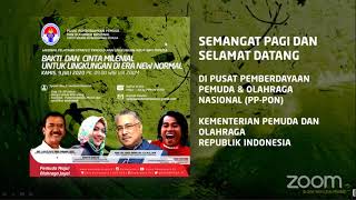 Webinar Pelatihan Strategi Pengelolaan Lingkungan Hidup bagi Pemuda