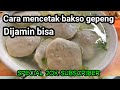 VIRAL BAKSO GEPENG BONGKAR CARA MENCETAK BAKSO GEPENG