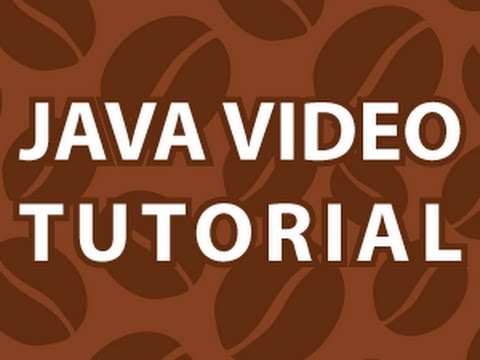 Java Video Tutorial Youtube Java Video Tutorial Youtube
