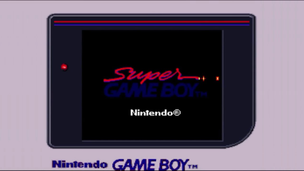 Super Game Boy Startup (Widescreen) - YouTube