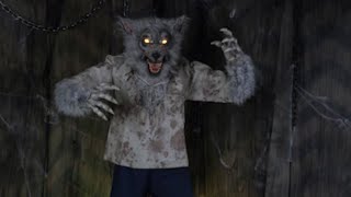 7ft Blood Howling Werewolf animatronic - Lowes Halloween 2025 Official Demo Video