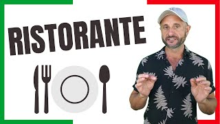 20 Italian Words for THE RESTAURANT - Learn Italian Vocabulary: IL RISTORANTE  | Video in Italian