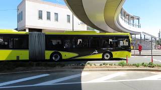 2019 09　京都・相楽・祝園駅　奈良交通・連節バス「YELLOW・LINER・華連」