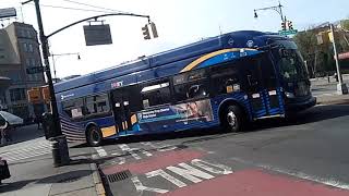 720p⁶⁰ New Flyer Xcelsior XN40 CNG 673 Bx17 Bus @ Fordham Plaza