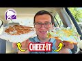 Taco Bell Cheez-It Crunchwrap & Tostada Review🧀🌮