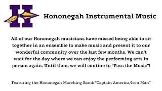 Hononegah Band members ‘Pass the Music’