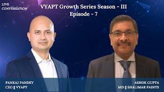 VYAPT Growth Series Season-III: Ep-7, MD - Shalimar Paints, Mr. Ashok Gupta.