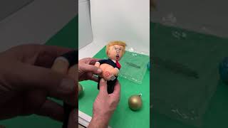 Farting Donald Trump Christmas Tree Ornament He Farts Deck The Halls-Available on Amazon from TheGag