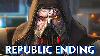 SWTOR Onslaught Republic Ending: Darth Malgus vs. Jedi Knight (Loyalist) on Corellia.