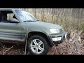 toyota rav4 1 поколение. Пробные покатушки после реставрации.