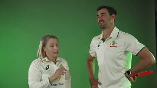 Mitch Starc and Alyssa Healy with some very wholesome insights into their life as a married couple