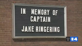 Mourning town pays tribute to fallen firefighter, Jake Ringering