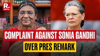 Muzaffarpur-Based Lawyer Filed Complaint Against Sonia Gandhi Over Her Remark On Pres Murmu