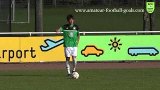 Brilliant Cross from Free Kick | Amateur Football Goals