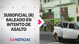 SUBOFICIAL (R) BALEADO en una encerrona frustrada en Santiago: Fue abordado por 5 sujetos