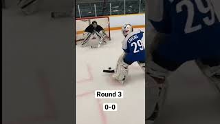 Goalie vs goalie shoutout. #goalie #nhl #hockey #goalies #goaliesaves #icehockey #goaliecoaches #tsn