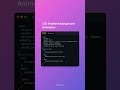 CSS gradient background color animation