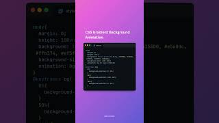 CSS gradient background color animation